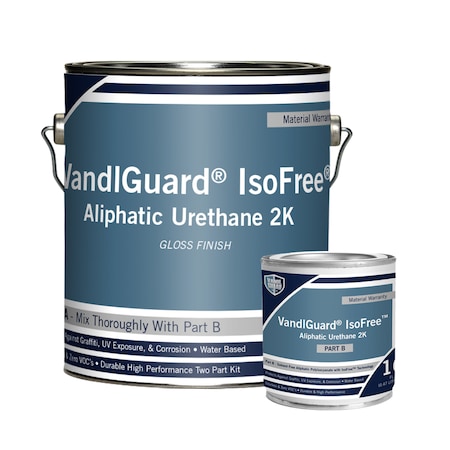 1 Gal. Kit VandlGuard IsoFree Aliphatic 2K Gloss, Clear